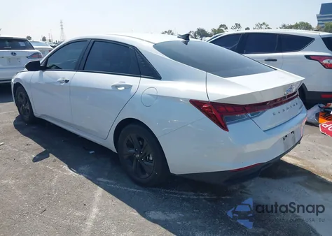 2023 Hyundai Elantra Hybrid Blue from USA, damaged, VIN KMHLM4AJ4PU054917